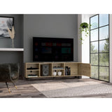 ZNTS Native TV Stand for TV´s up 70", Four Open Shelves, Five Legs B128P148761