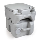 5 Gallon Portable Toilet, Flush Potty, Travel Camping Outdoor W2181P153991