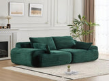 Modern Memory Foam Compressed Sofa,2 Seater Large Sectional Couches for Living Room,Pet-Friendly 57128600