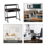 Computer Desk with Drawer ,Grey 82551570