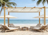 Outdoor retractable pergola 74372502
