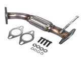 Exhaust Front Flex Pipe without Oxygen Sensor Ports Compatible with Hyundai Sonata 2011-2015 Kia 37313076