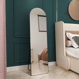 The 4st generation of floor mounted full length mirrors. Aluminum alloy metal frame arched wall W1512P365857