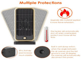 Indoor Portable Ceramic Space Heater, Ceramic Space Heater, Overheat & TipOver Auto ShutOff, 69482769