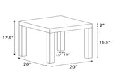 Parsons End Table, Canyon Walnut 93621529