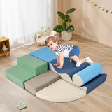 Soft Climb and Crawl Foam Playset 6 in 1, Soft Play Equipment Climb and Crawl Playground for N710P223031D