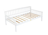 Twin-size Pine Wood Daybed with two Storage Drawers, Sofa Bed with Bed Platform of 10 Support W504P181787