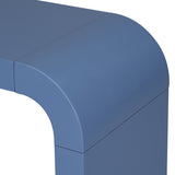 U_STYLE Minimalist Acacia Vneer Entryway Table with Two Legs,Stylish and Elegant Design,Suitable for N711P213374V