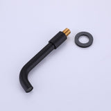 2-Handle Tub Spot Wall Mount Rain Mixer Shower Faucet Tub and Shower Faucet with Hand Shower in SOBD858MB