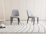 A set of 2 dining chair, modern style chair made of high-quality PU Leather fabric with thick soft 55056687