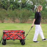 Utility Park Garden Cart Tool Customized Color Folding Camping Trolley Outdoor Picnic Beach Wagon, W321P297097
