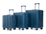 20"/24"/28" 3 pcs/set in ABS Spinner Wheel Luggage, Carry on Suitcase, Matching Color, TSA W2787P292627