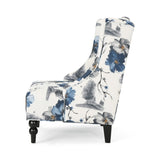 TODDMAN HI-BACK CLUB CHAIR, High-Back Fabric Club Chair, Print 64469.00