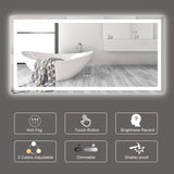 (Same as W134070942/L4004) 72"36" LED Light Bathroom,anti-Fog & Dimming Led Bathroom Vanity W1340P189822