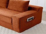 Memory Foam Cloud Loveseat Sofa, 2 in 1 Convertible Folding Couch Bed, No Assembly Compressed W2677P395124