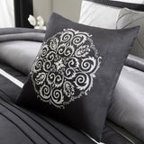 7 Piece Comforter Set Grey King B035128836