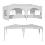 ZNTS 10'x20' Pop Up Canopy Tent with 6 Sidewalls, Ez Pop Up Outdoor Canopy for Parties, Waterproof W2505P151708