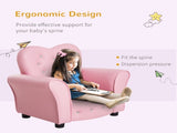 Kids Sofa Toddler Tufted Upholstered Sofa Chair Princess Couch with Diamond Decoration -AS 91714031
