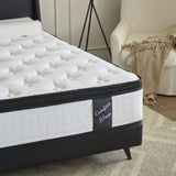 ZNTS (Full)12 inch sponge bamboo fiber fabric high-quality mattress,Individual Pocket Spring+ 81678407