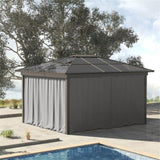 Universal Gazebo Sidewallt Coffee-AS 33561320