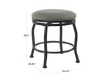 24" Swivel Counter Stool, Multiple Colors 44989011