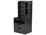 2 Drawers 1 Shelf 6-Shelf BedsideTable US Standard Power Supply 25835694