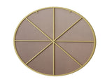 Wall Mirror 39 Inch Gold Circular Mirror Metal Framed Mirror Round Vanity Mirror Dressing Mirror, 75612029