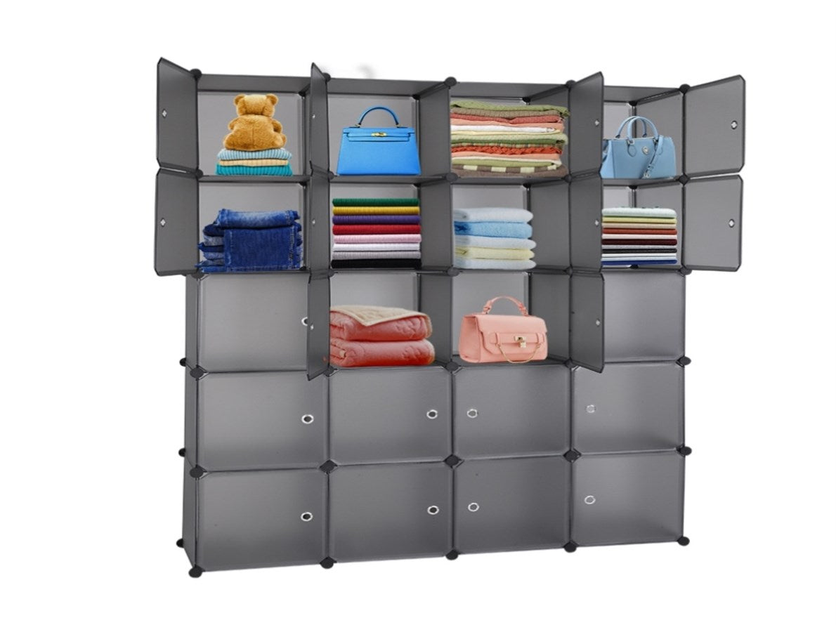 Stackable Cube Storage Design 20 Cube Organizer Stackable Plastic Cube Storage Shelves Design Multif ...