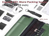 Hardshell Luggage Sets 6 Piece Suitcase Set, Expandable Lightweight Suitcases with Dual Wheels, TSA N730P296628F