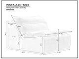 Single Chair Sofa Lounge Chair With Backrest Fully Compressed Sofa Suitable For Living Room, W876P236430