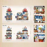 ZNTS 4 PACK Brick Building Set for Kids, 2969 PCS Building Blocks Kit Japanese Street Building Toy Set 84974986