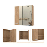 Kenya Medicine Cabinet, Mirror, Double Door, Four Interior Shelves B128P148728
