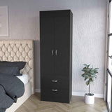 Alabama Armoire, One Large Cabinet, Two Drawers B128P148647