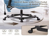 Chenille Criss Cross Office Chair with Air Lumbar Support, Flip-up Adjustable Arms, Built-in 01581901