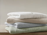 3-Piece King Cotton Embroidered Quilt Set,Sage B035P408344