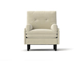 Ivory Corduroy Multi-Functional Adjustable Sofa, Convertible Lounge Chair and Guest Bed W570P195334