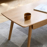 Center table Low Table 100% solid wood Top plate Desk Coffee table Width 100 x Depth 50 x Height 44 W1283121840