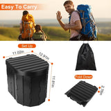 ZNTS Portable Camping Toilet for Adults -Portable Folding Toilet with Lid,with Lid Carry Bag 1 Roll 24152828