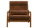 High Back Solid Wood Armrest Backrest Iron Frame Bronzing Cloth Indoor Leisure 79269077