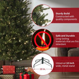 Alpine Pine 7.5ft Christmas Tree Pre-Lit Artificial with 1,931 Branch Tips & 540 Low-Voltage Warm 99926869