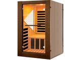 1090w Walnut Chilean Pine Single Mini Far Infrared Sauna Room W6315P540489