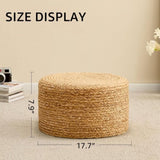 Handmade Woven Foot Stool Natural Seagrass Ottoman for Home Decor & Seating 64266480