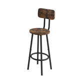 Bar table, equipped with 2 bar stools , with backrest and partition W57868881