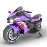 12V Kids Ride on Motorcycle, Electric Kids Motorcycle, Battery Powered Motorcycle for 3-6Years Old, W3380P322272