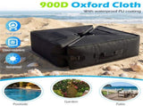 2-Pack 90lbs Patio Base Sandbags 900D Oxford Weatherproof Weight Bags for Offset Cantilever 76691091