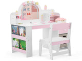 White pink star castle elements MDF particleboard spray paint, silkscreen printing, 62493153
