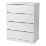 ZNTS [FCH] Wood Simple 4-Drawer Dresser White 89025361