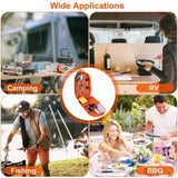 19Pcs Camping Cooking Utensil Kit Portable Picnic Cookware Outdoor Kitchen Equipment Gear Campfire 02334083