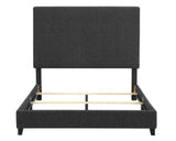 Queen Size Charcoal Grey Upholstered Platform Bed B108P160250