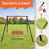 Swing Sets for Backyard, Outdoor Porch Swing Frame, Hammock Chair Stand Only, Max Load 550Lbs 67935655